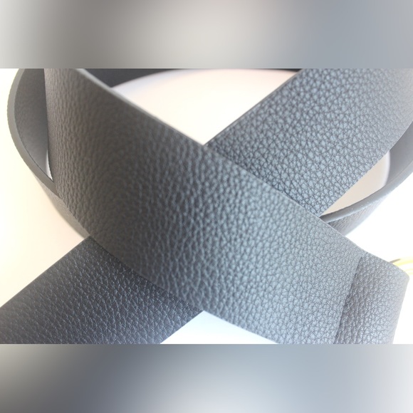 Black and Gold Vegan Belt Small Medium B-Low the Belt, Long 2” Wide Camille Wrap - Picture 5 of 9